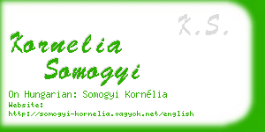 kornelia somogyi business card